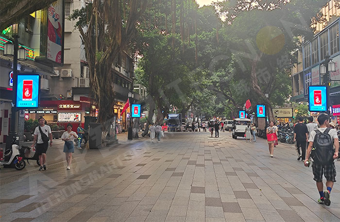 LED灯杆屏带动行业向智慧城市靠拢